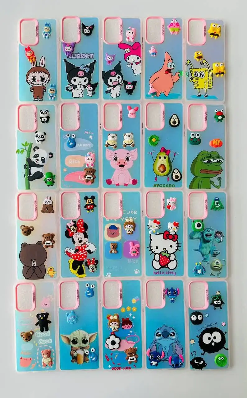 📱مدل قاب: قاب سوکول هولوگرام لیزری عروسکی مخصوص انواع #سامسونگ #شیائومی
