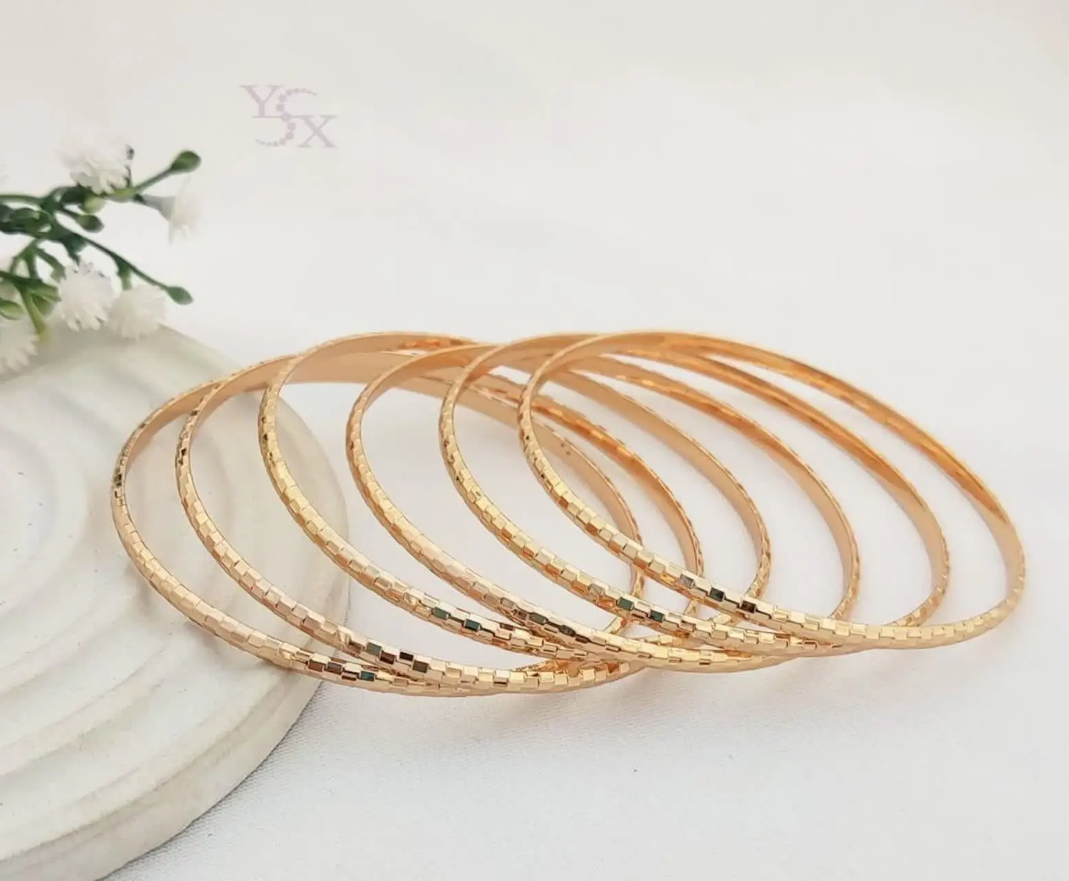 برند ysx، آبکاری #طلا شده 
