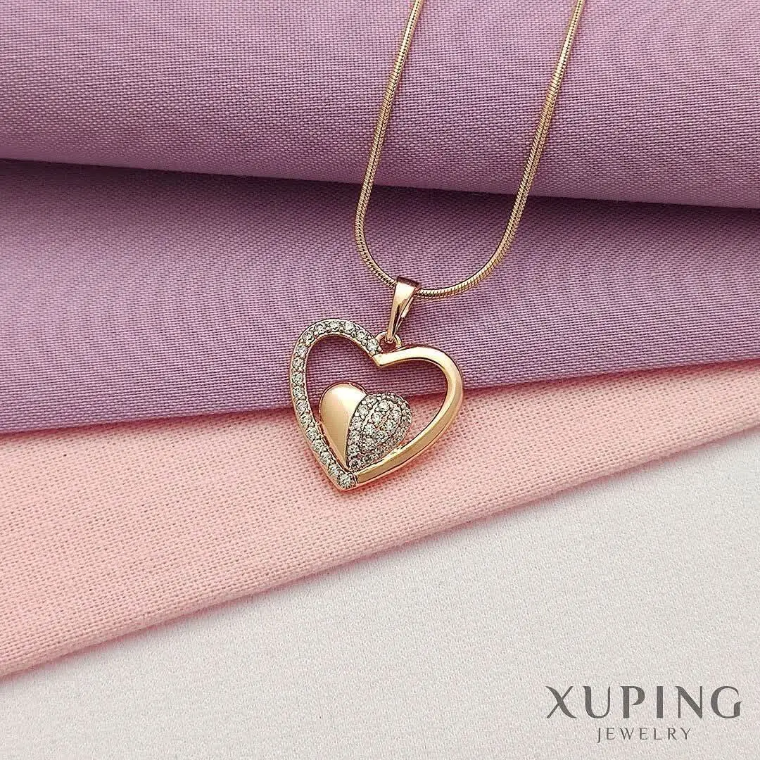 💎 پلاک قلب نیم نگین  از برن...