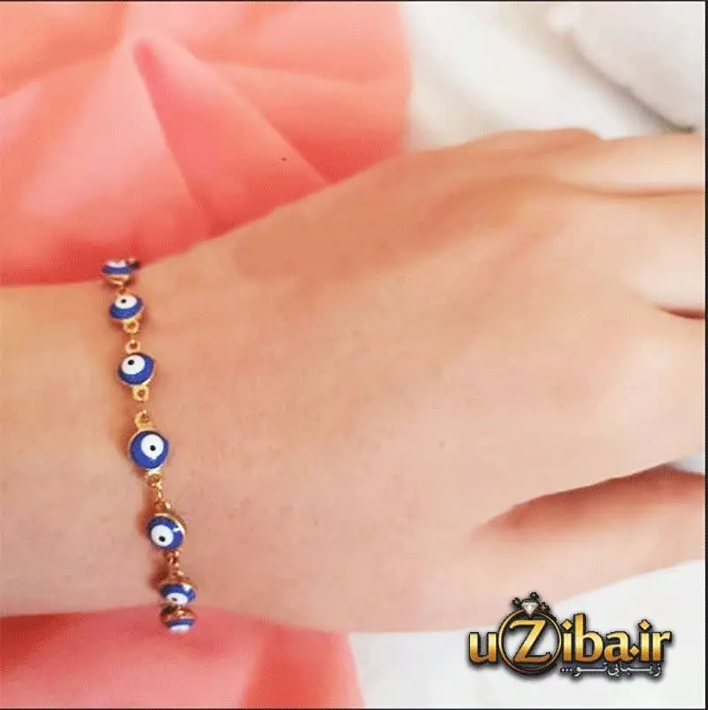 ⚪زنجیر چشم و نظر استیل زنانه و دخترانه
