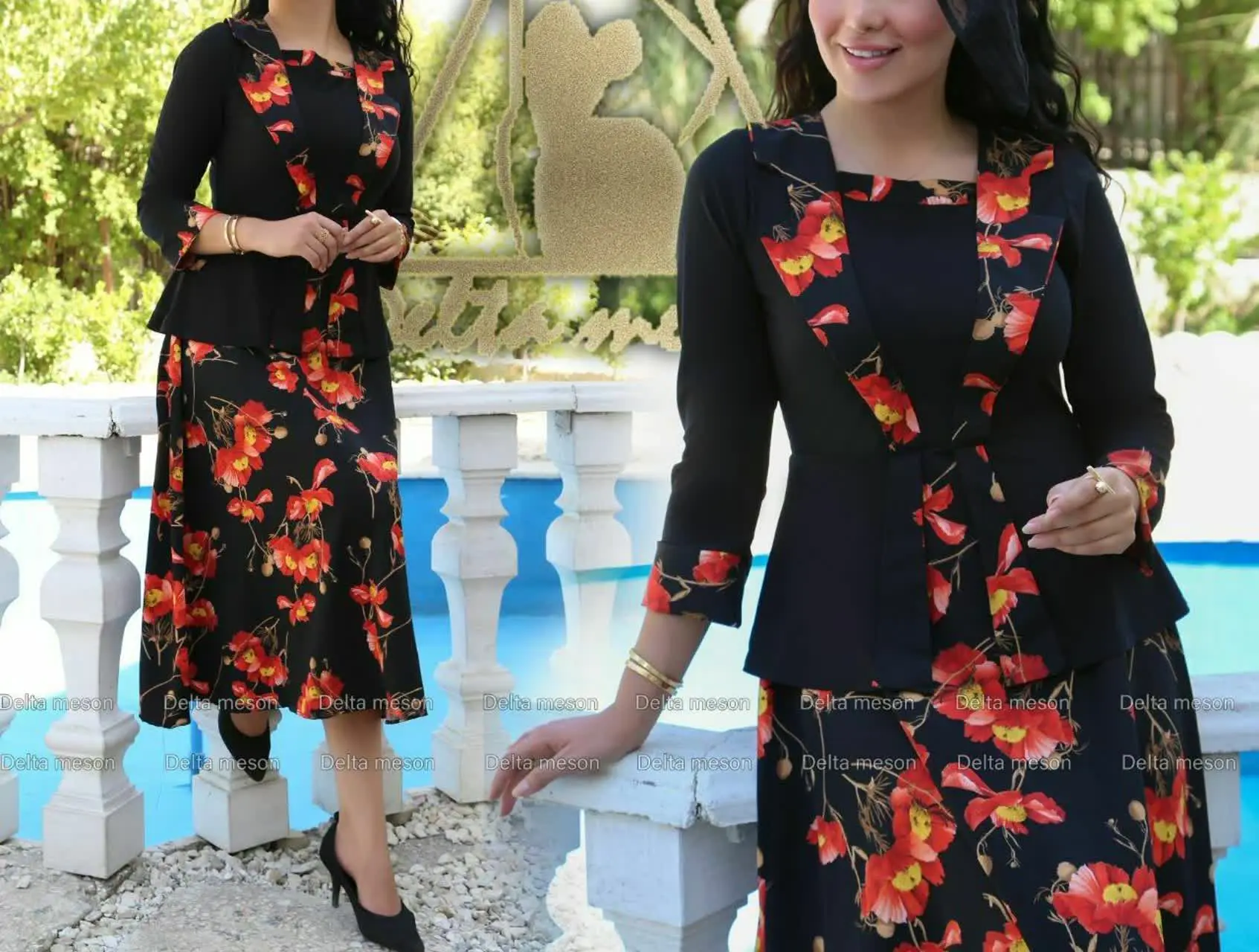 #پیراهن #مجلسی زیبای متصل بهم مدل ترک پرتو
