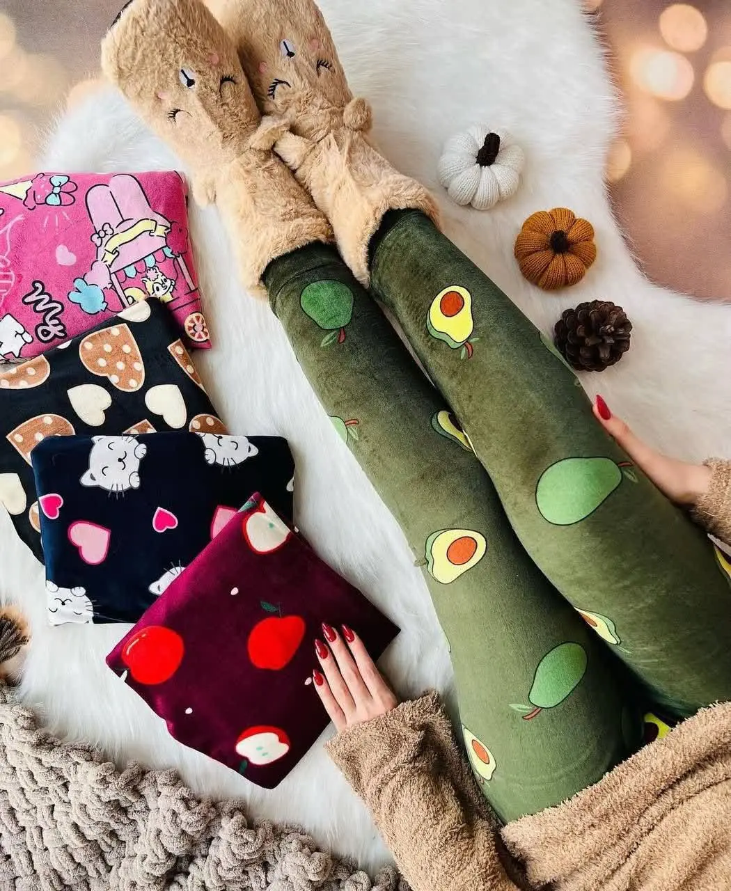 👚نام: شلوار مخمل سنبادی استیکری❤️
