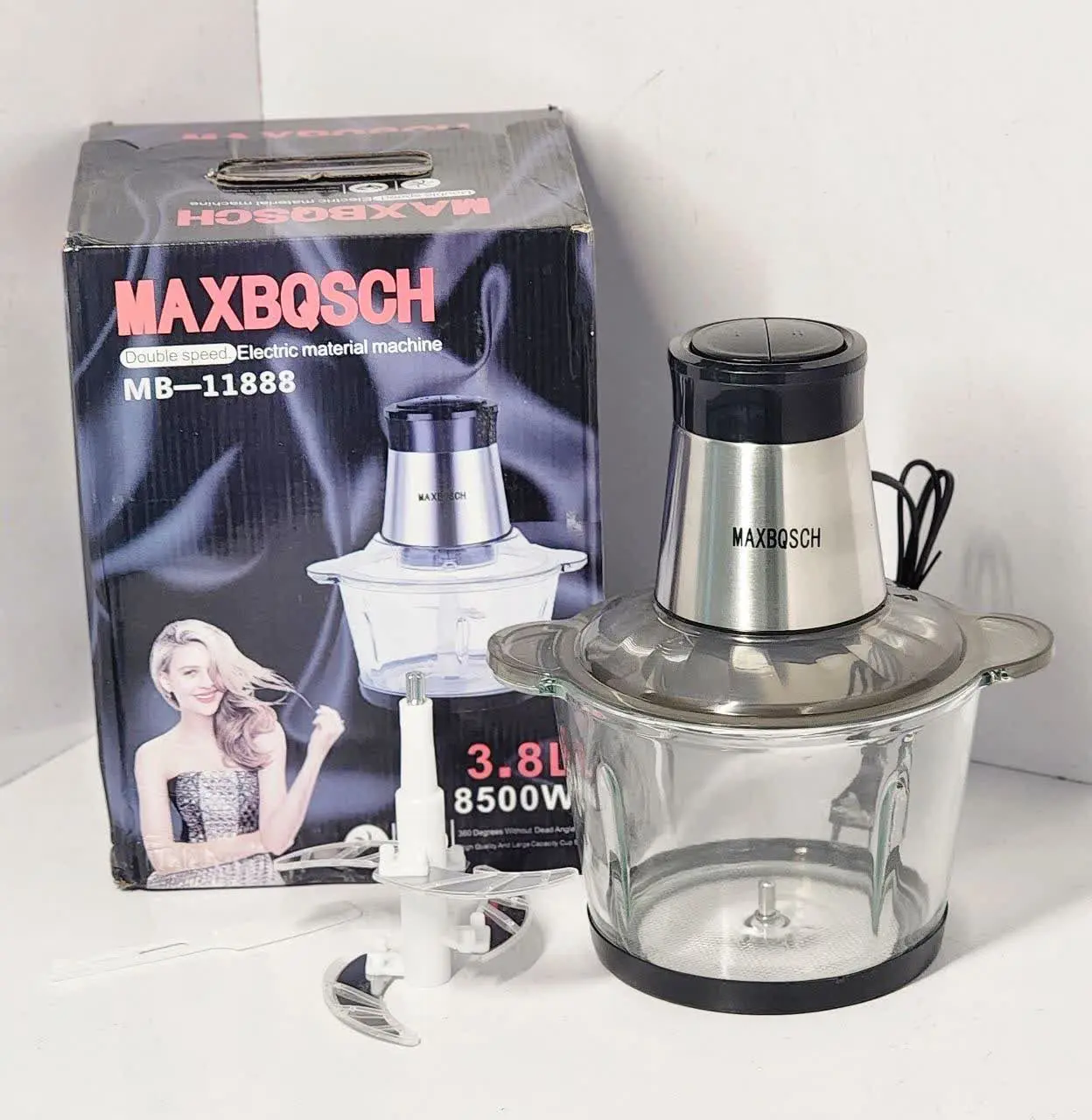 ✅ خردکن و غذاساز پیرکس MAXBQSCH 
