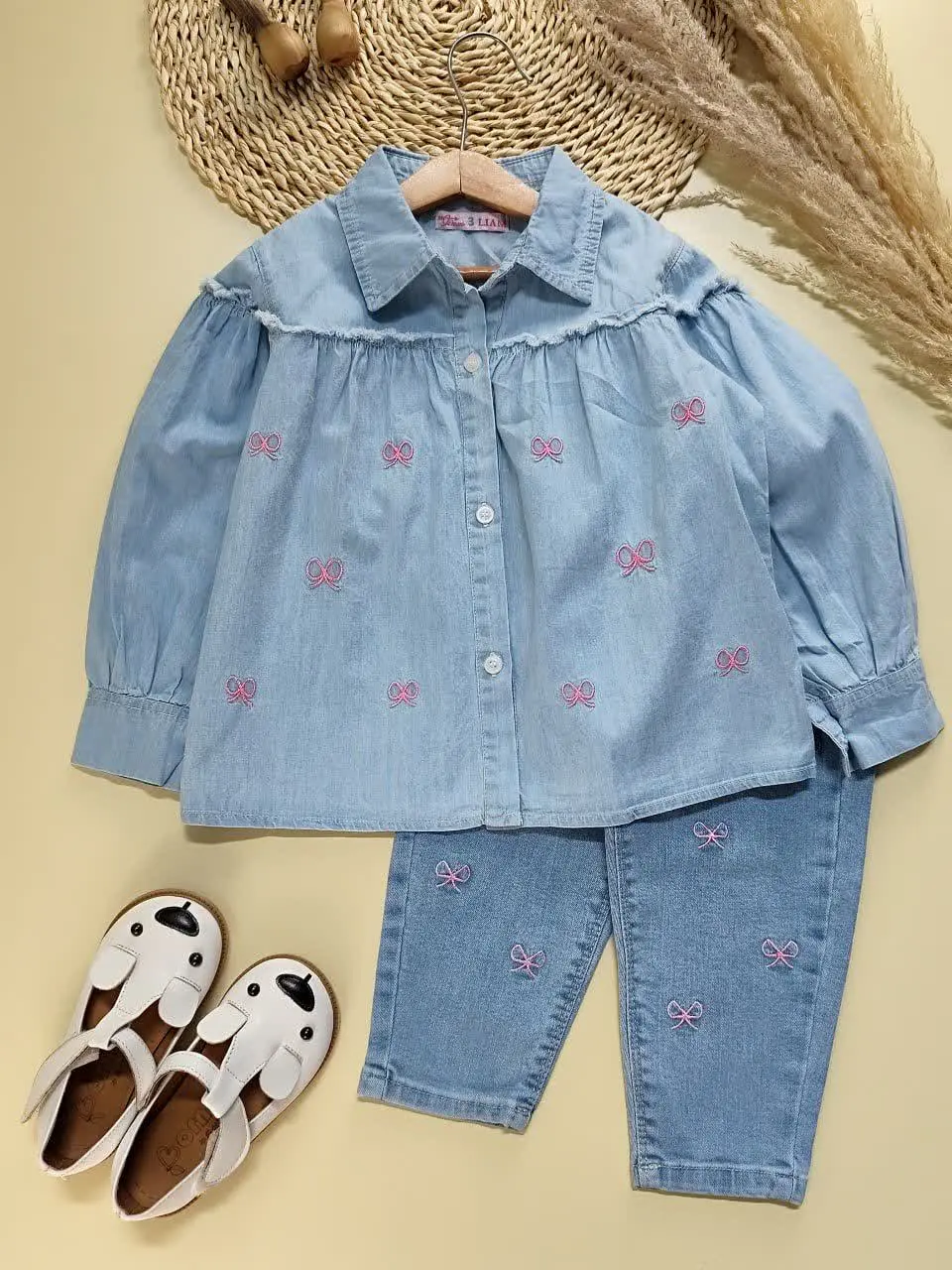 شومیز ریش دار پاپیونی 
