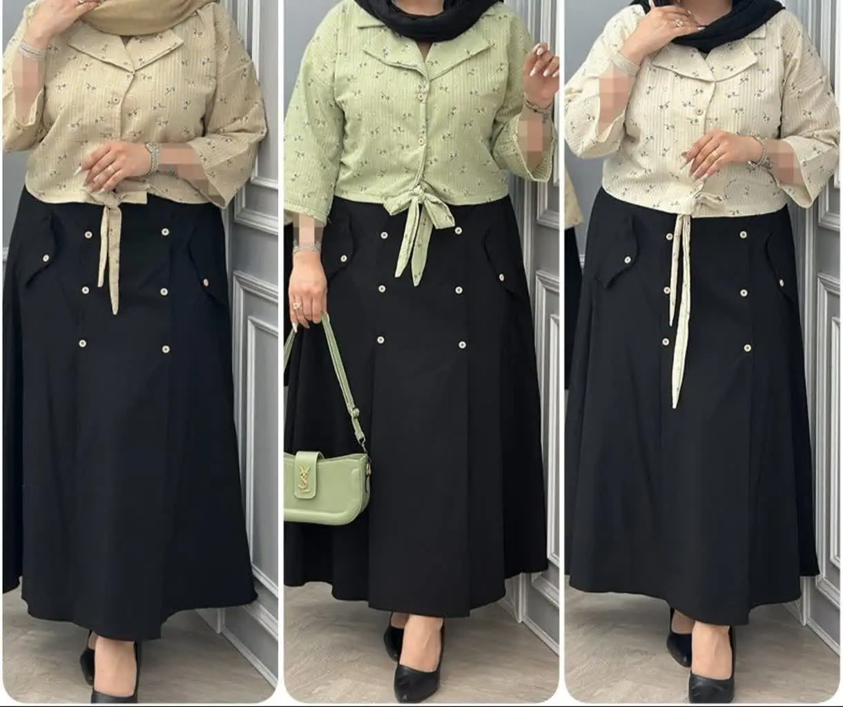 ❤️نام: ست سومیز و دامن لیانا