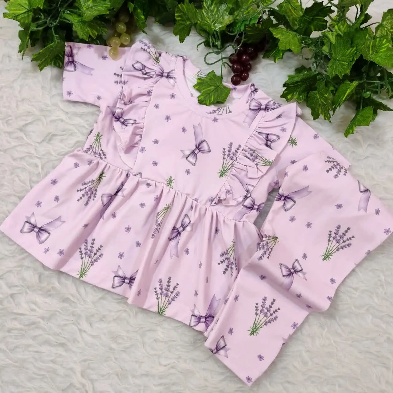 تیشرت شلوار پرک دامنی طرح پ...