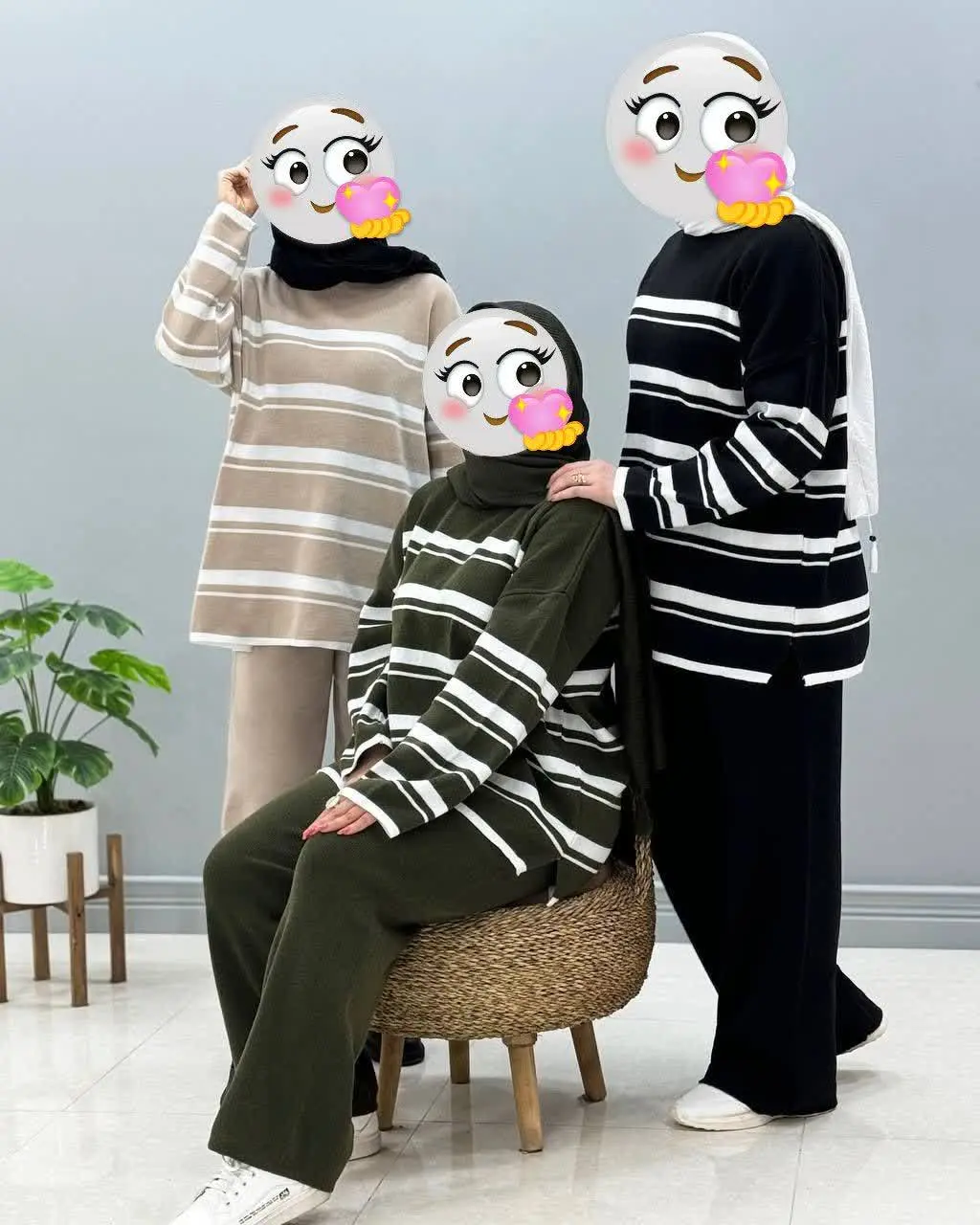 👚نام: ست بافت راه راه