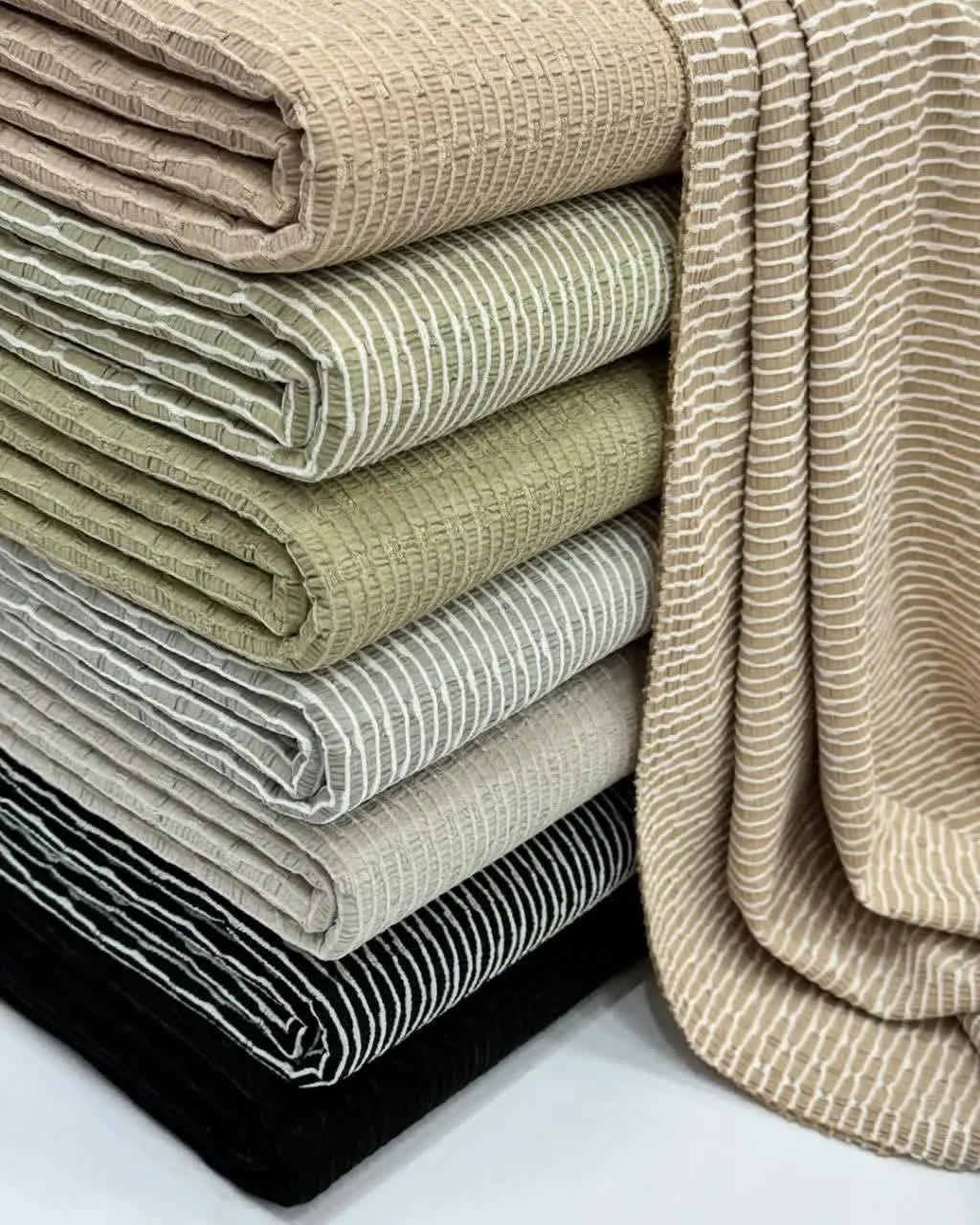 جدیدترین پارچه پلیسه کوکدوزی رسید😍
