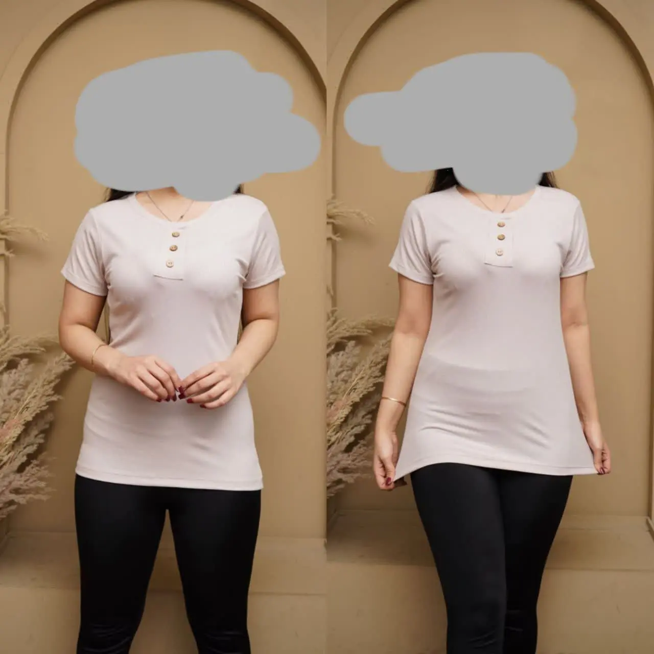 تیشرت کبریتی سه دکمه😍😍😍
