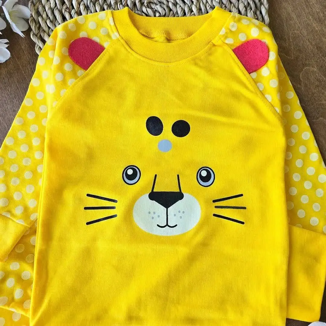 بلوز شلوار پلنگ خال دار 
