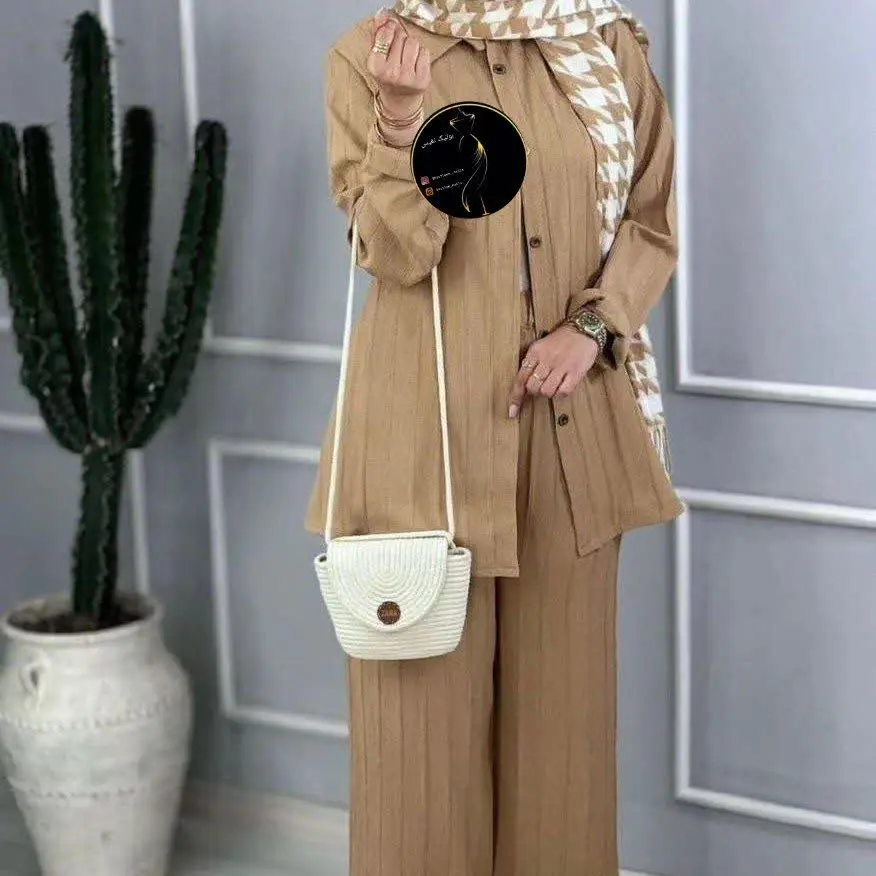 🍃 ست مانتو و شلوار عیدانه
