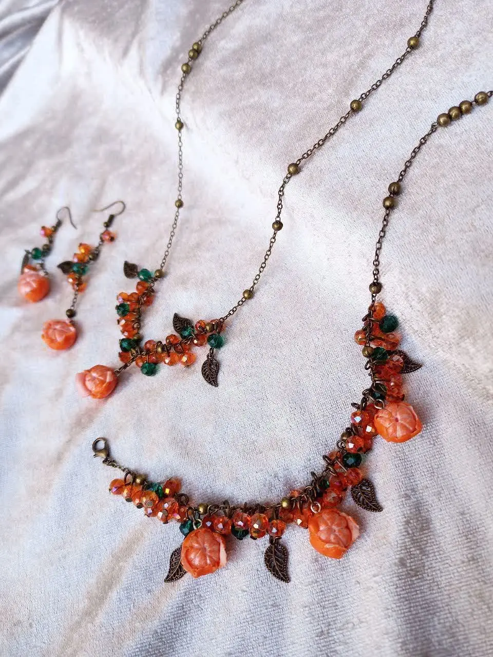 ست پاییزه🍁 نارنگی🍊