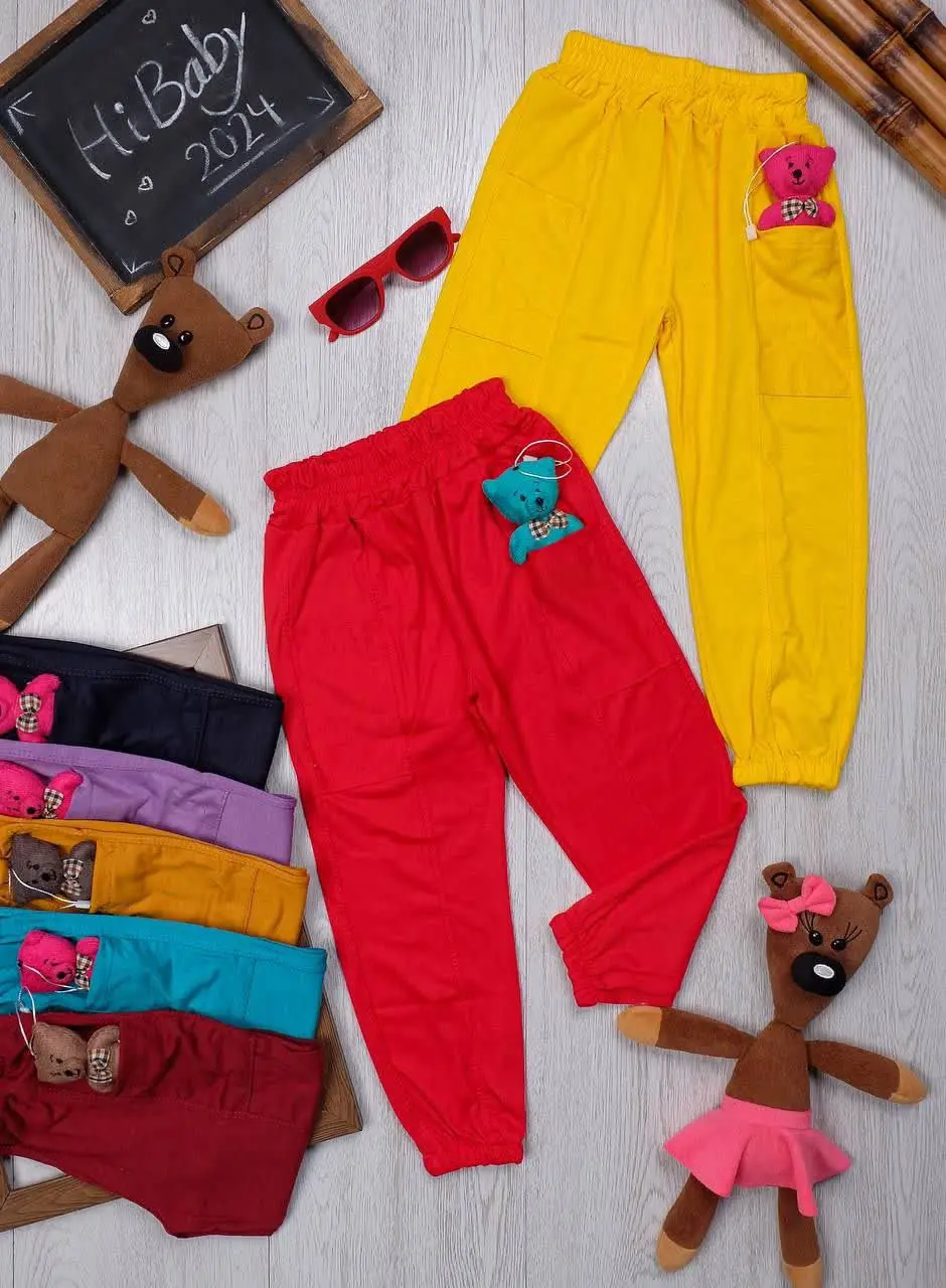 👫شلوار دخترانه رنگی عروسکی👫
