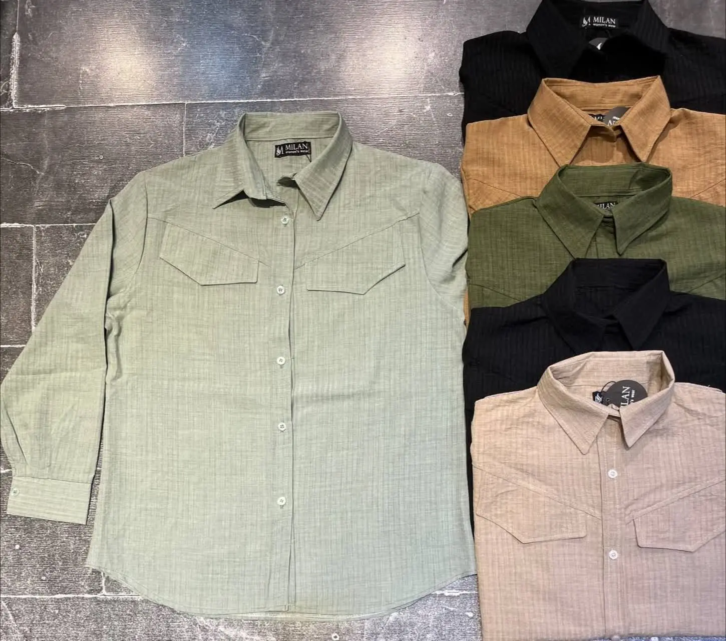 شومیز مانتویی خوشگل طرح پارچه شانتون زیپی 🧥
