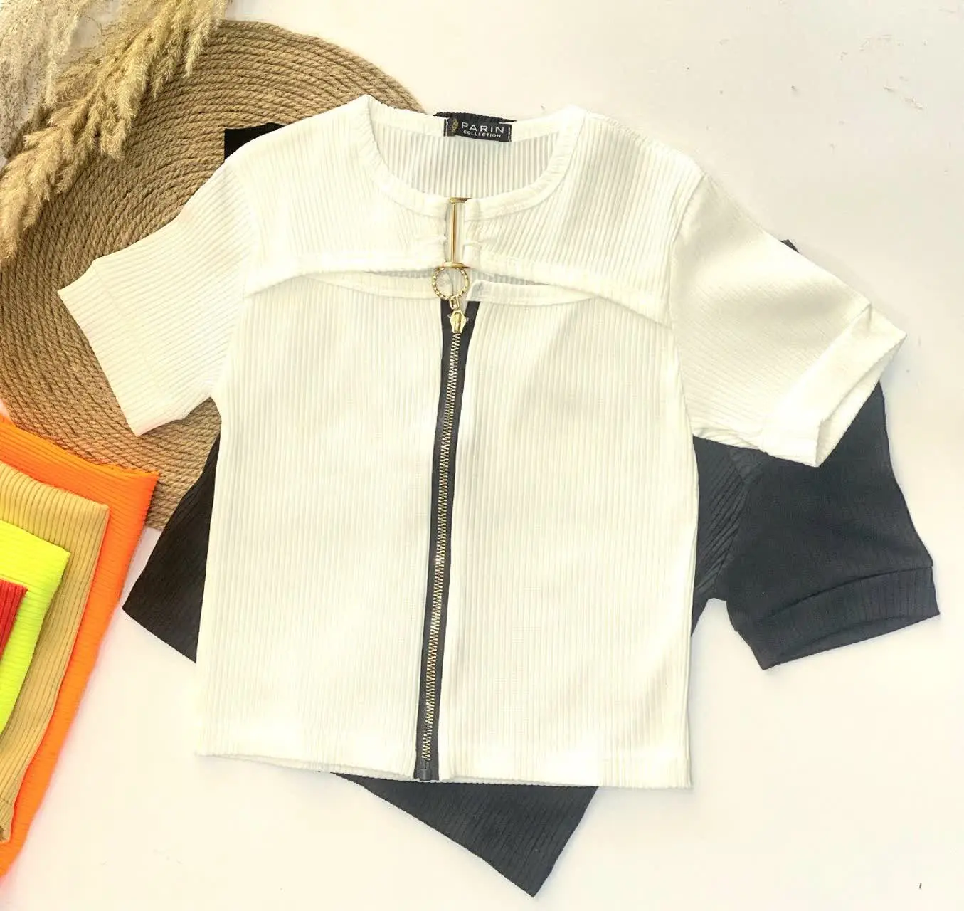 نام: تیشرت زنانه جنس: کبریتی ریز
