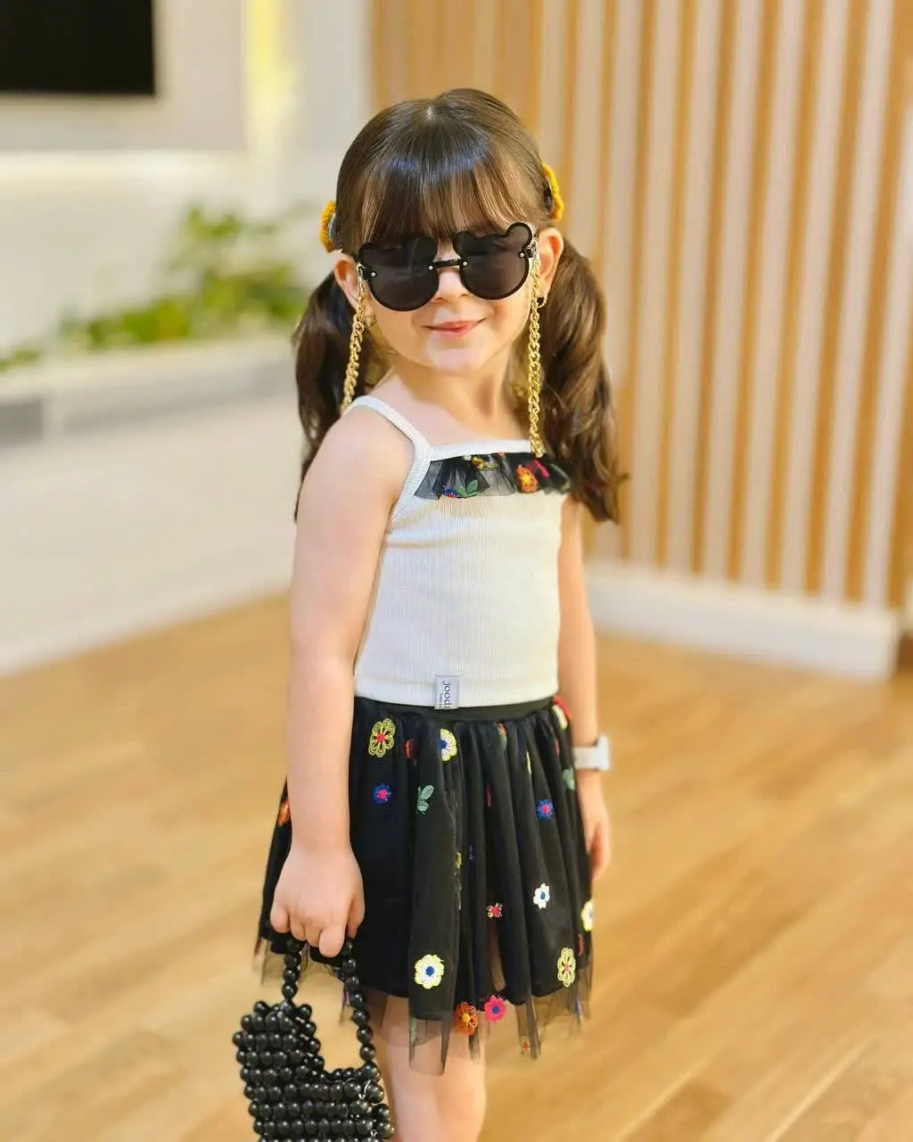 کراپ و دامن دخترانه شکوفه