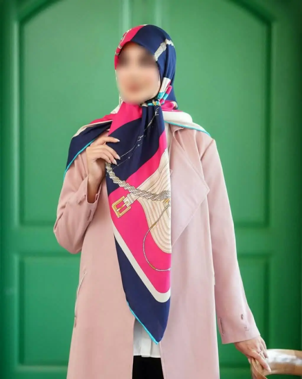 ▫️روسری نخی کجراه کشمیر