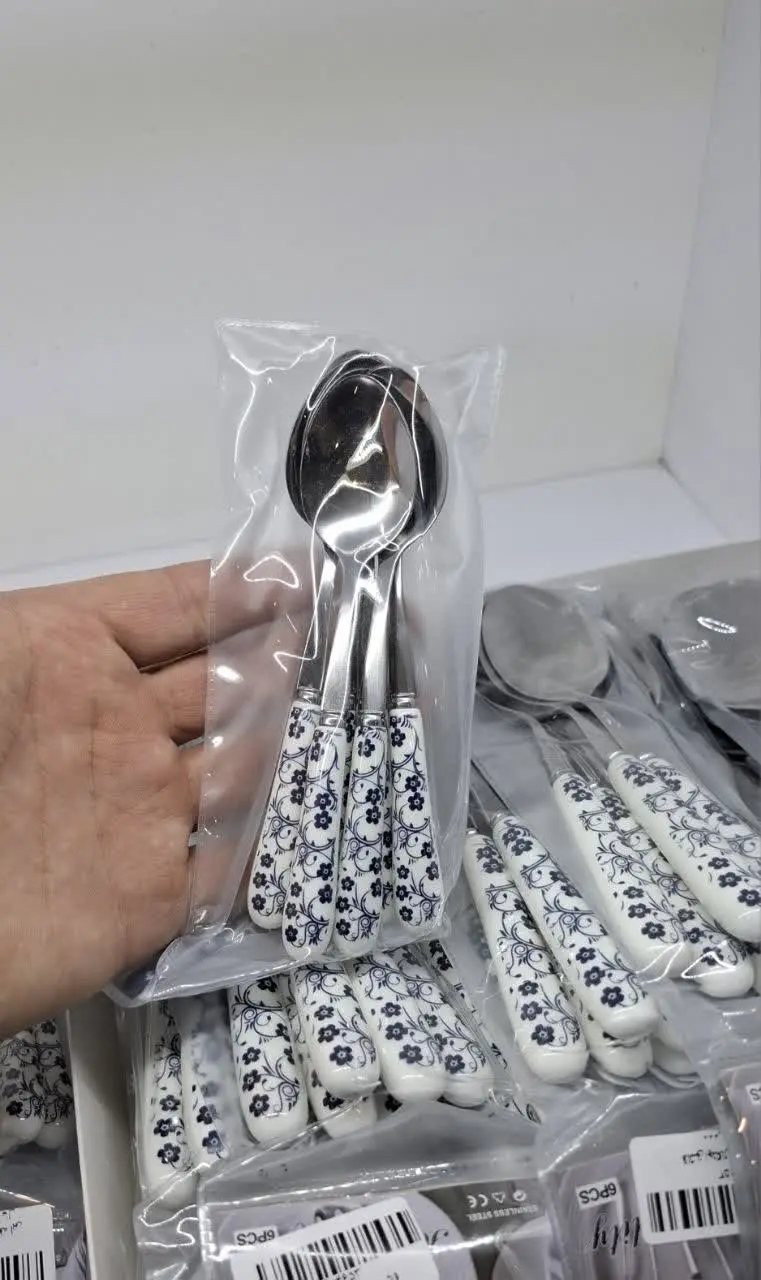 قاشق چای خوری شکوفه آبی
