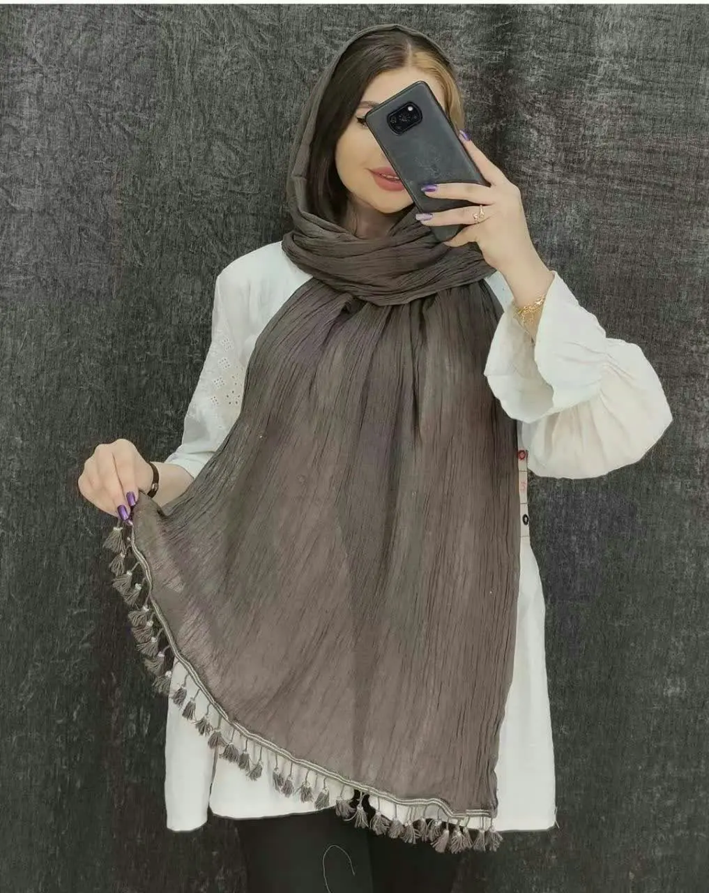 شال کنفی هم براتون شارژ کردیم😍
