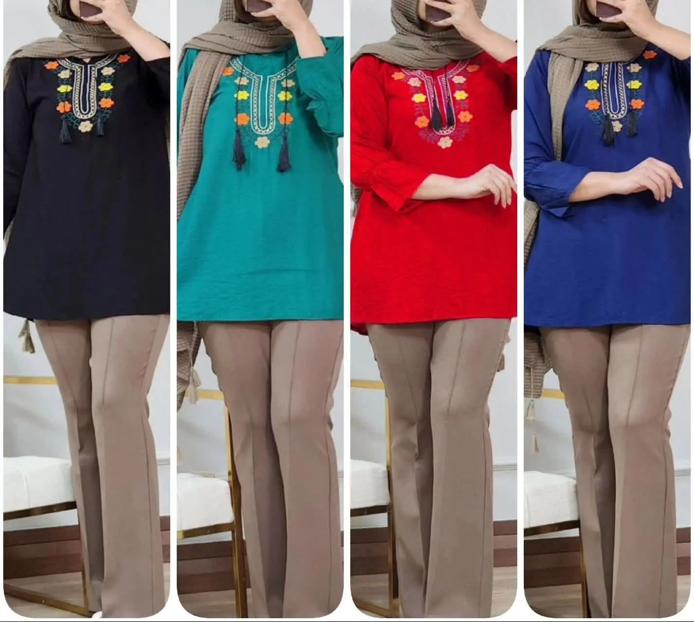 ❤️نام: تونیک مانتویی مدل ساویس
