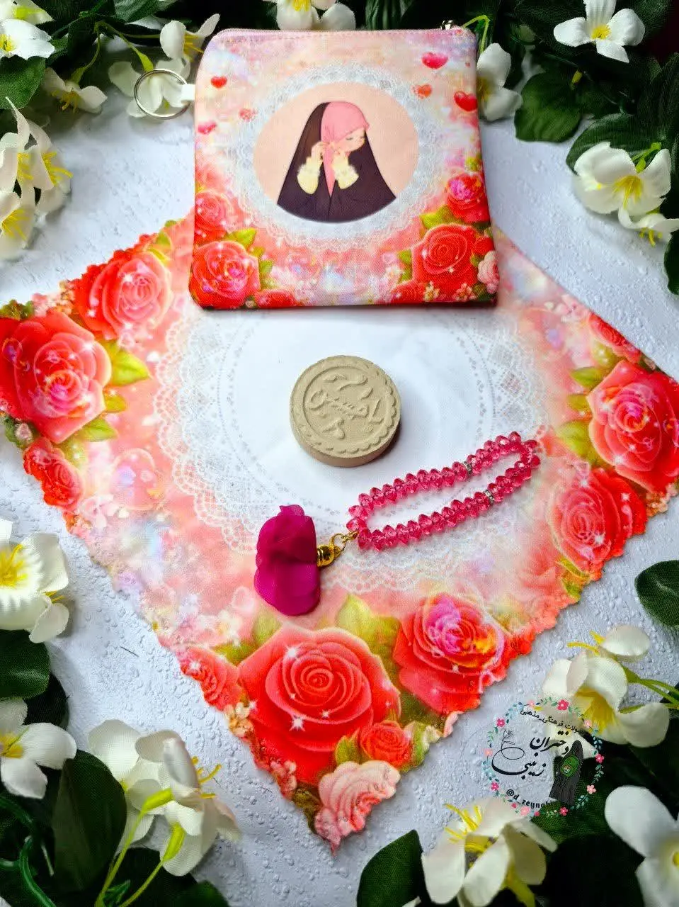 # جانماز با طرح حجاب🌱
