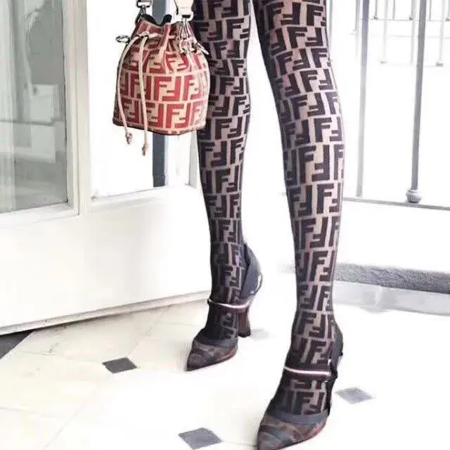 ⚜️#جوراب_شلواری_طرح‌دار فندی🥰😎
