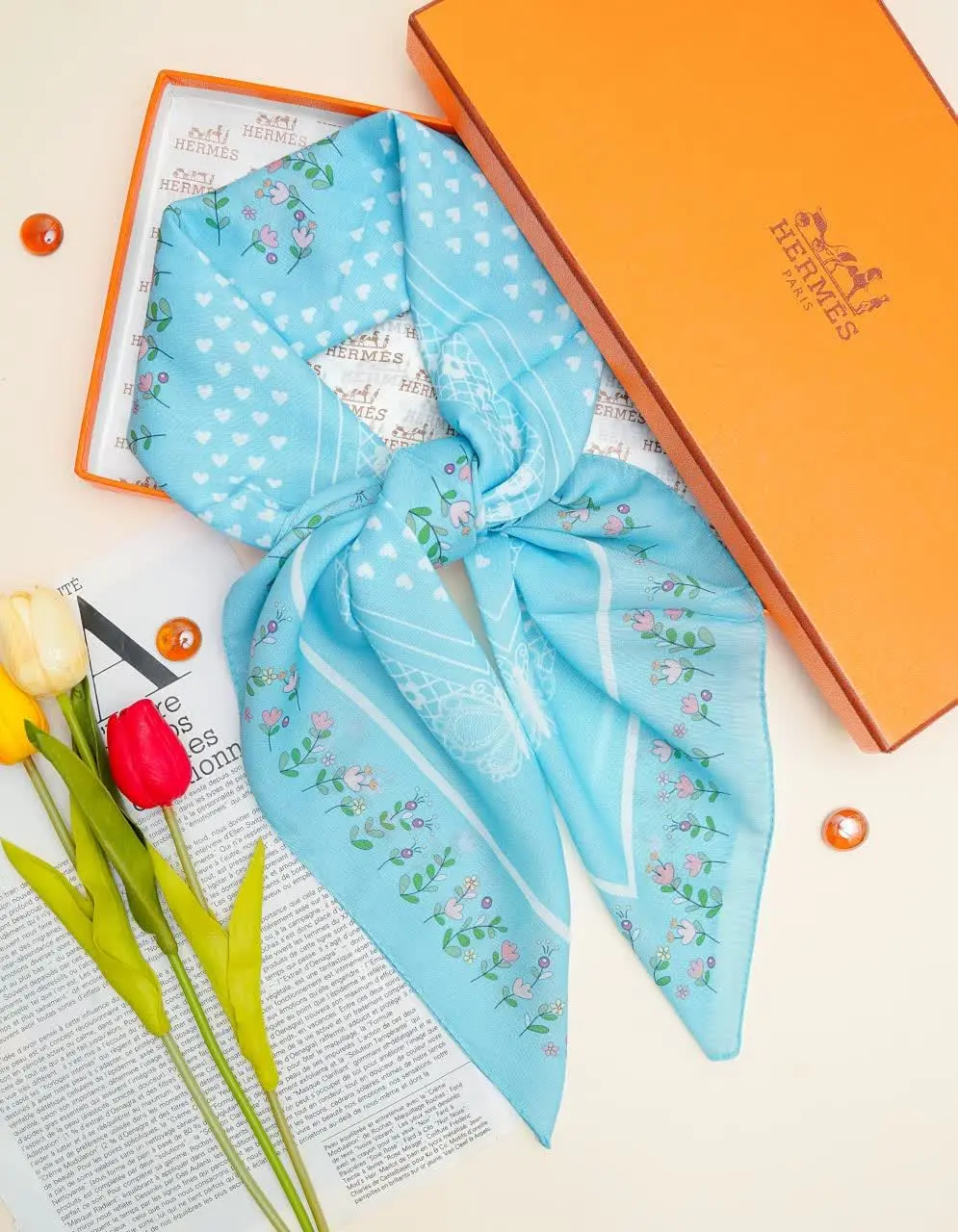 ☘ روسری نخی