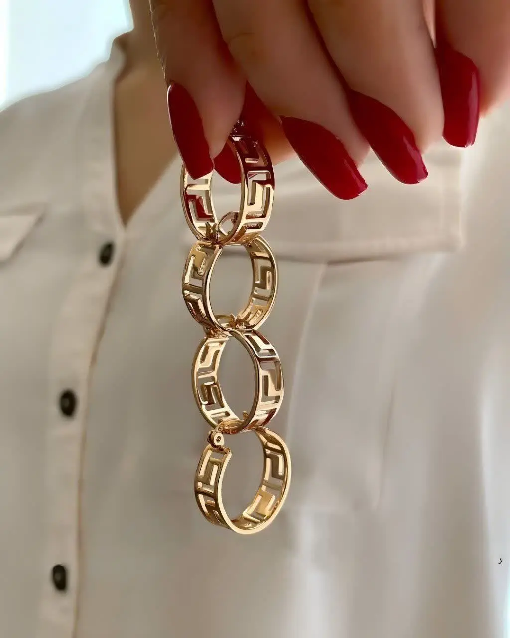 ❤️ ورساچه درشت با قفل مشابه طلا😍
