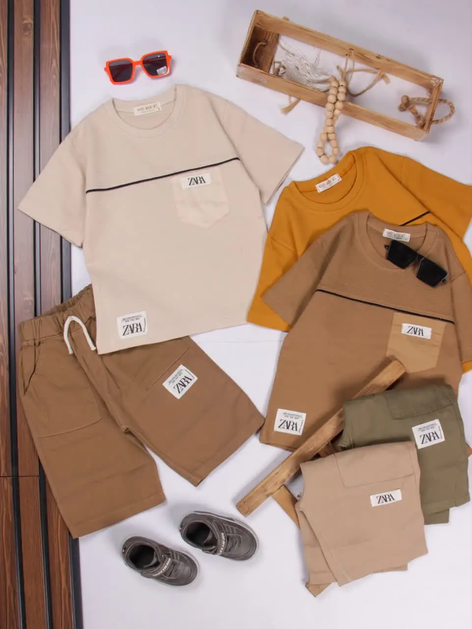 💢تیشرت شلوارک (بیسکویتی/کتان) 💢
