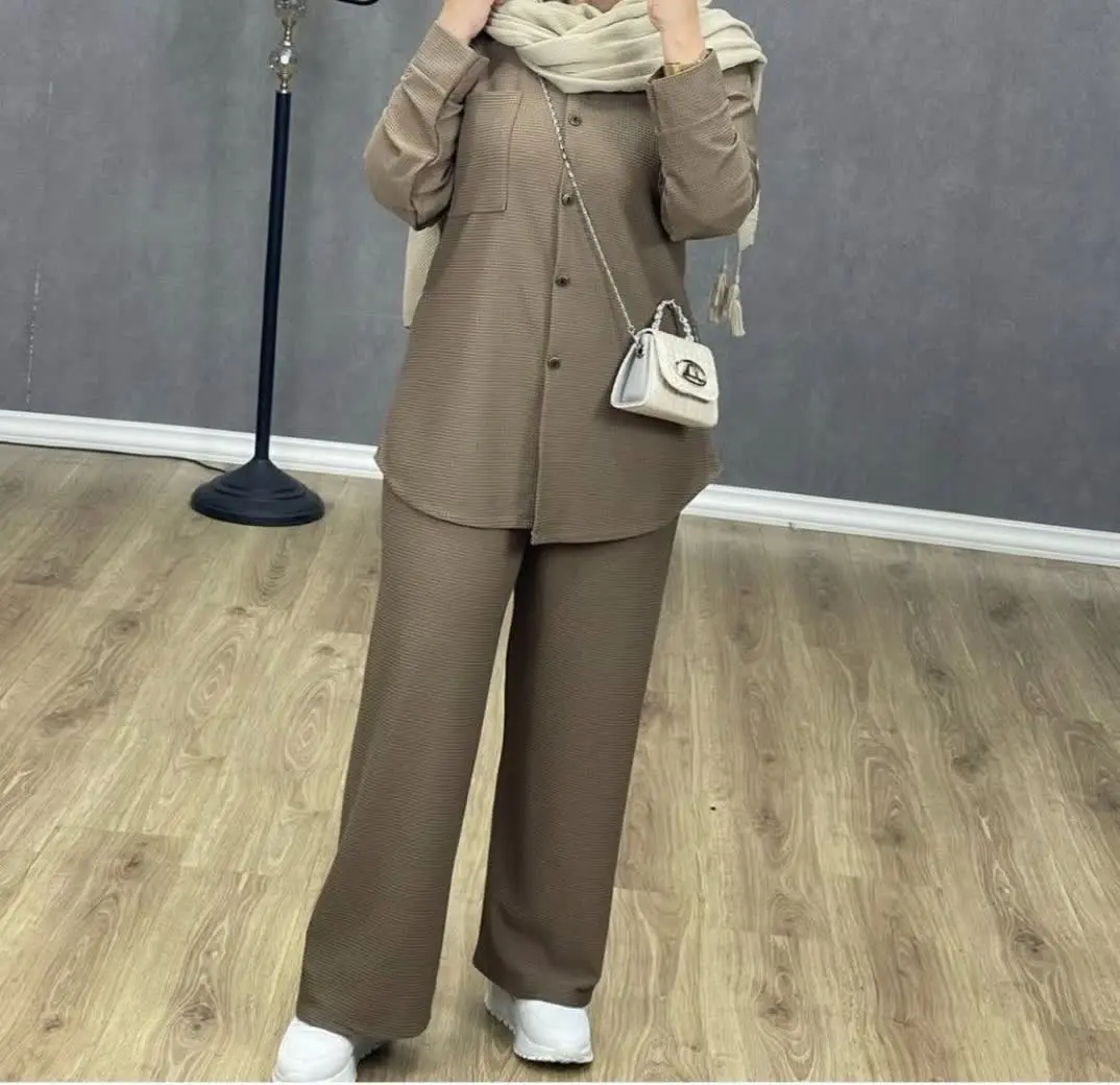 ست مانتو شلوار بسکوییتی