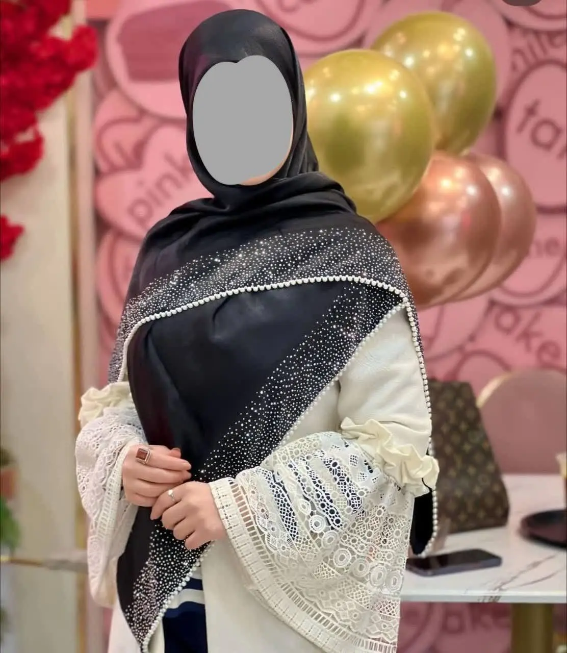 🖋نام: روسری مرواریدی
