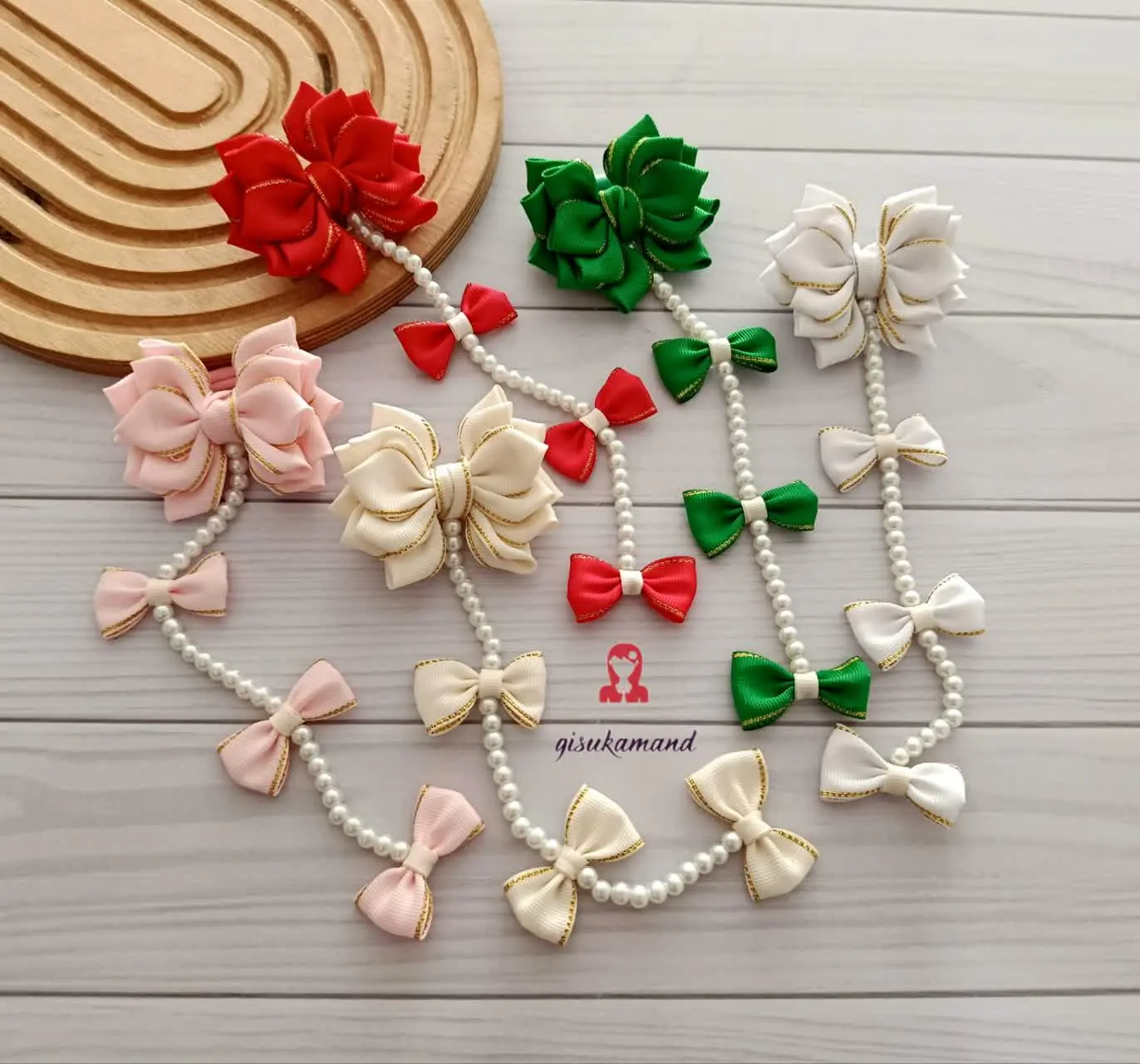 گلسر مرواریدی دنباله دار🥰