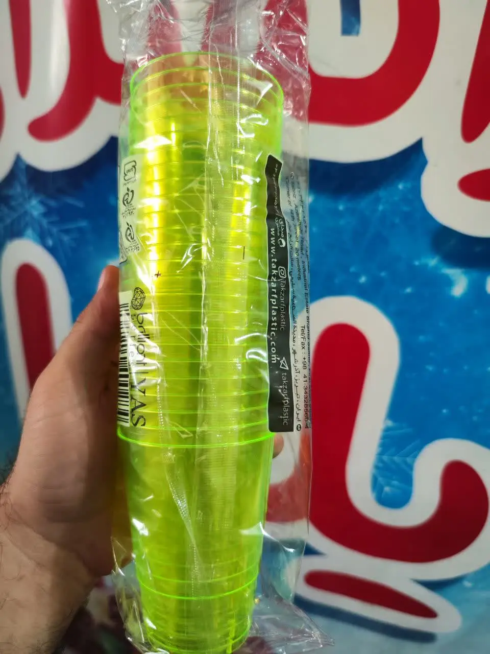 لیوان اکرولیک ۲۵ عددی
