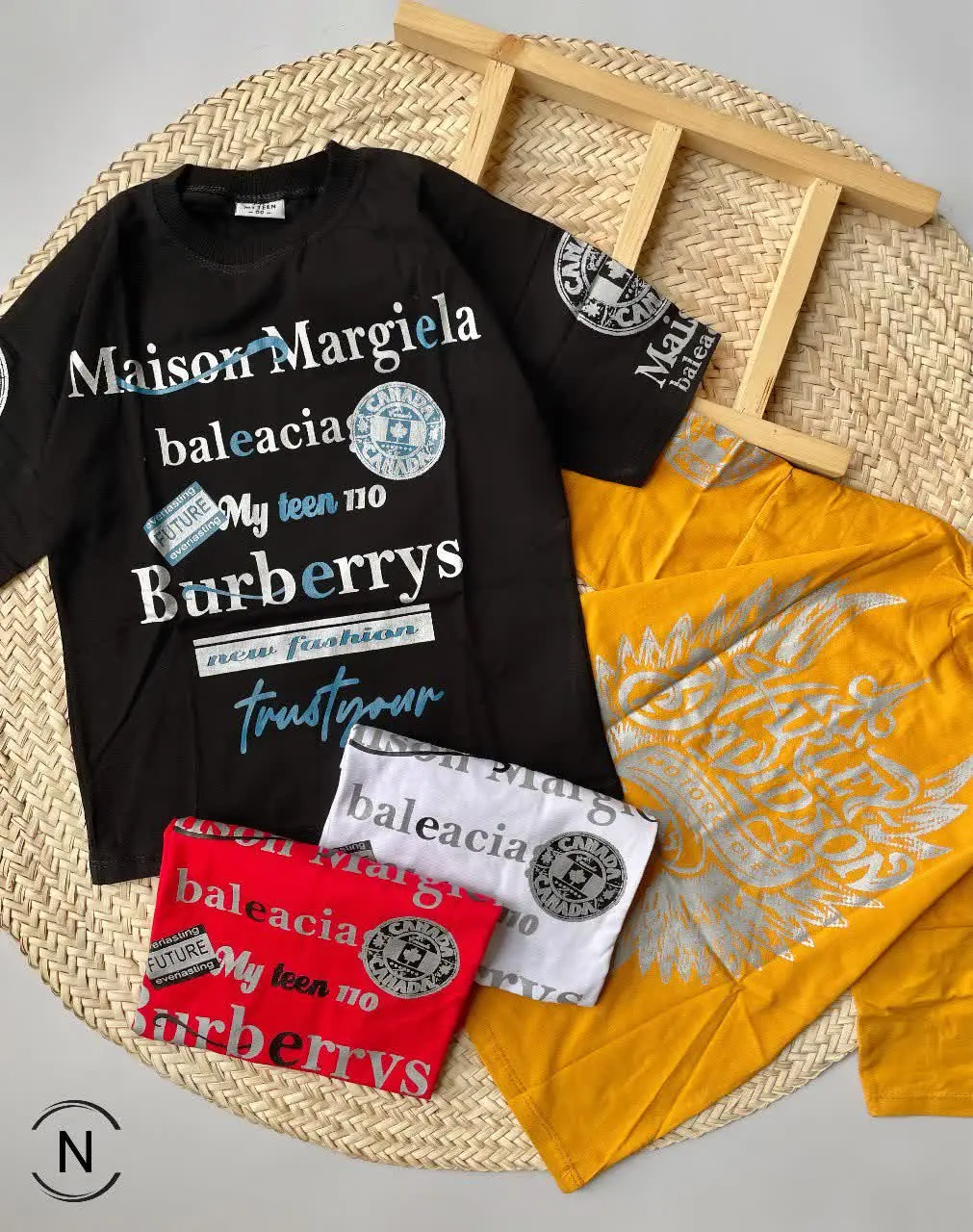 #تیشرت تک پنبه پسرانه تمام چاپ
