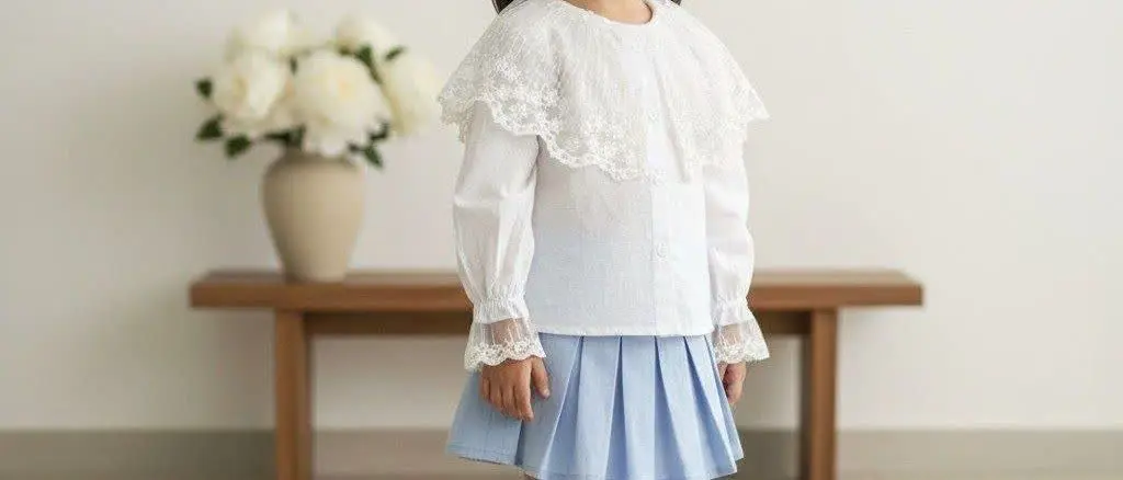 شومیز دخترانه مدل گل ✅