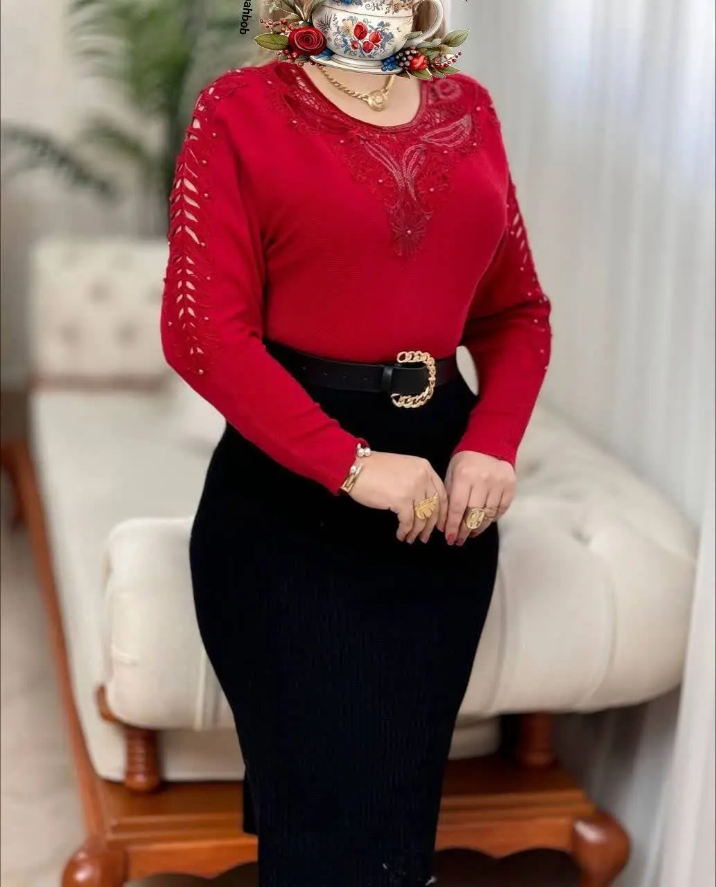 بلوز گپ گیپور دوزی ۲