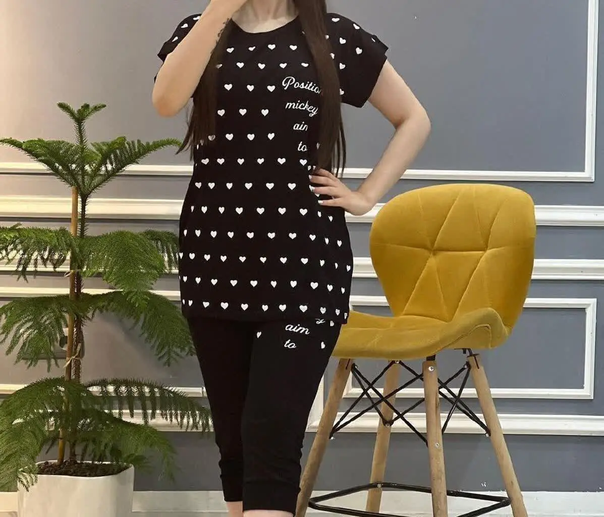 ❤️نام: تیشرت و شلوارک مدل سوزان
