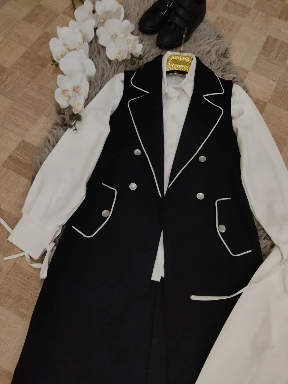 🌸ست ۳تیکه #وست و‌ #شومیز و #شلوار شکوه🌸
