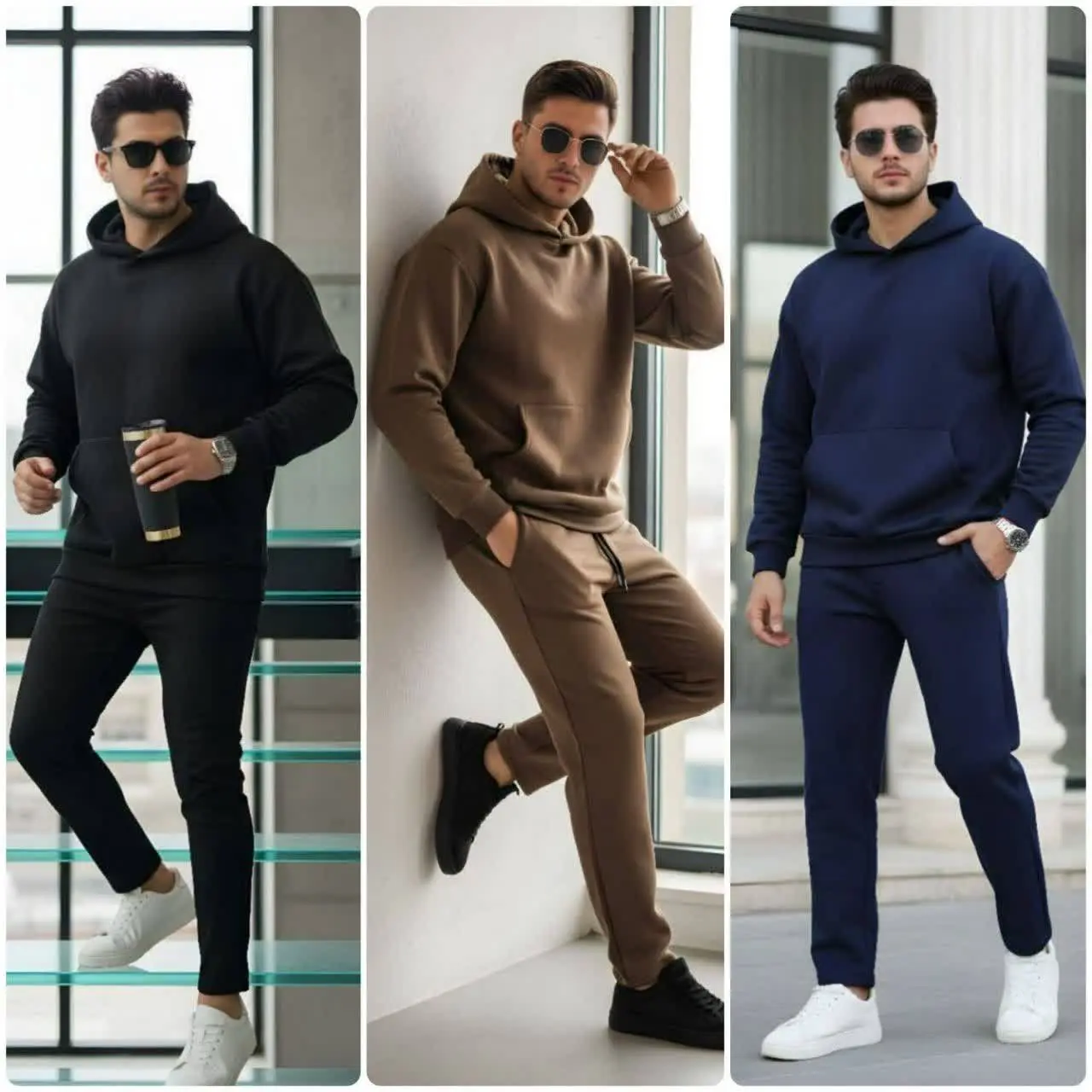 ست هودی شلوار کلاهدار