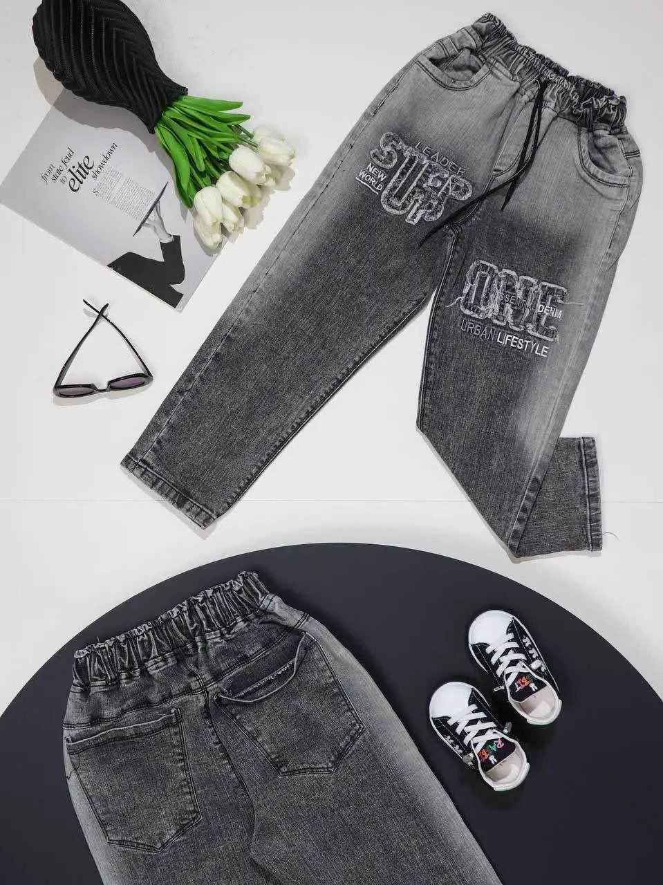 👕 شلوار جین اسلپ پسرانه 🌱