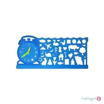 خط کش شابلون دار به همراه س...