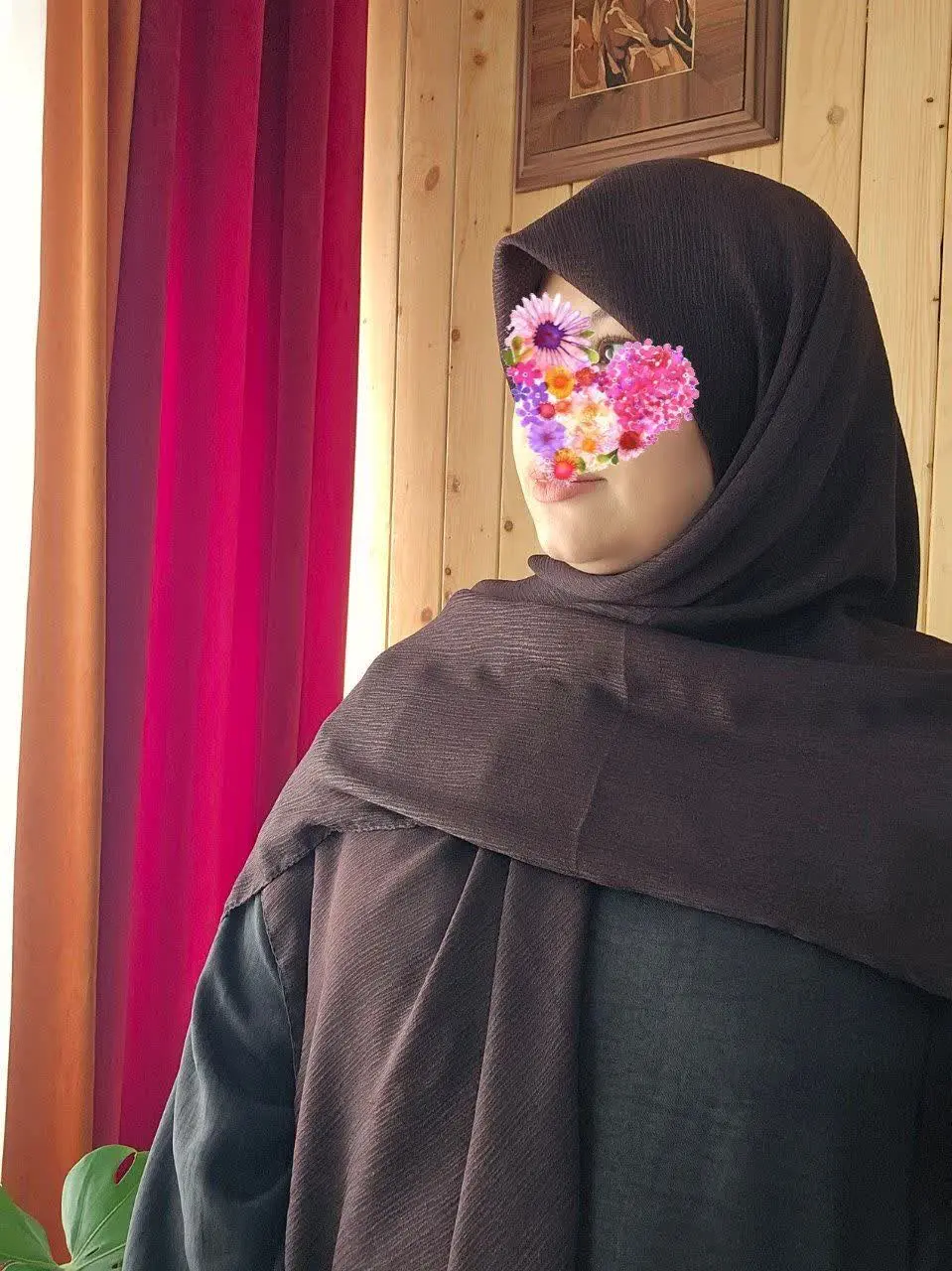 روسری کریشه قهوه ای