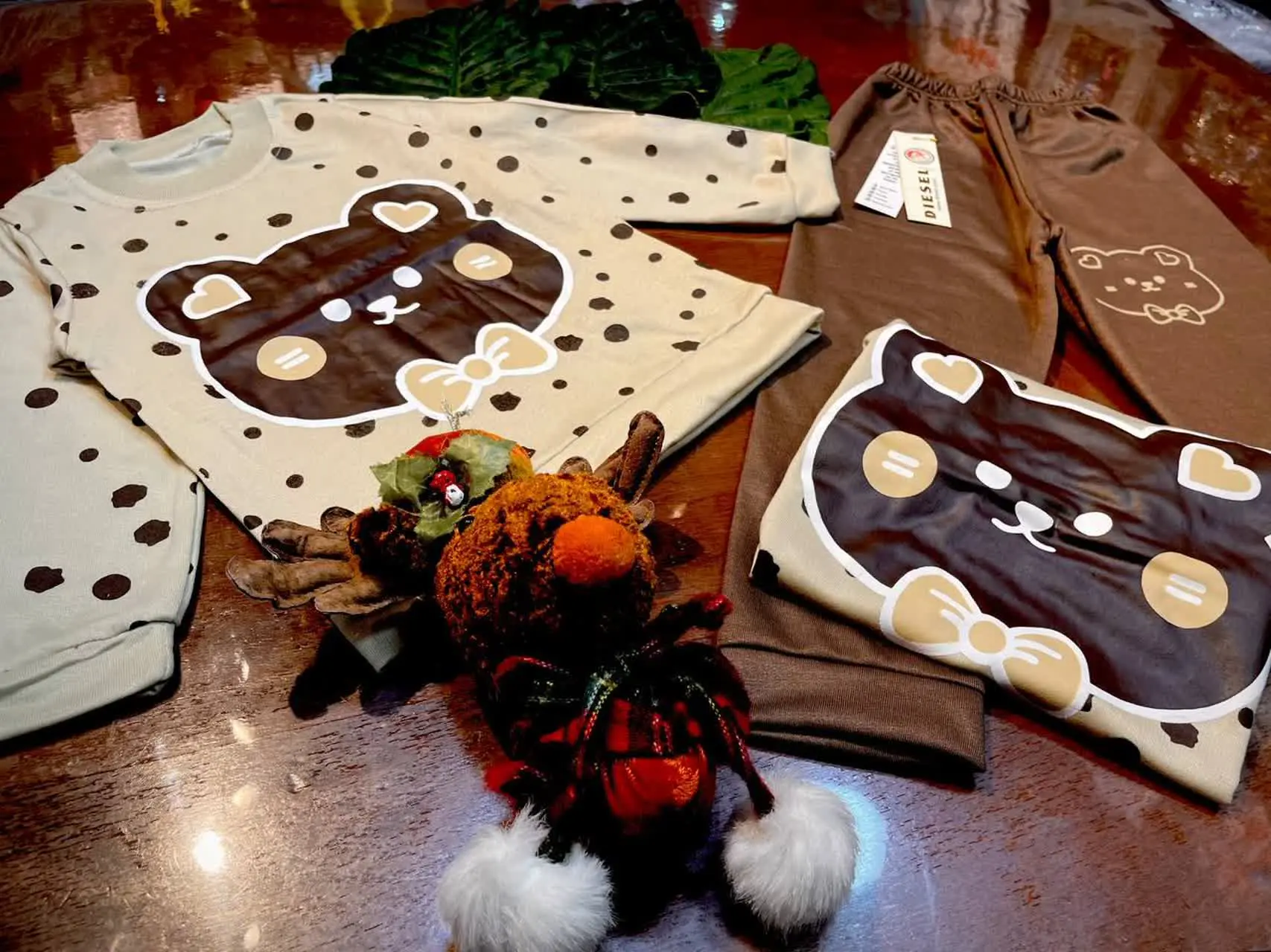 #بچه #بلوز_شلوار کرم (ردیف ١٩٣٤٣) 
