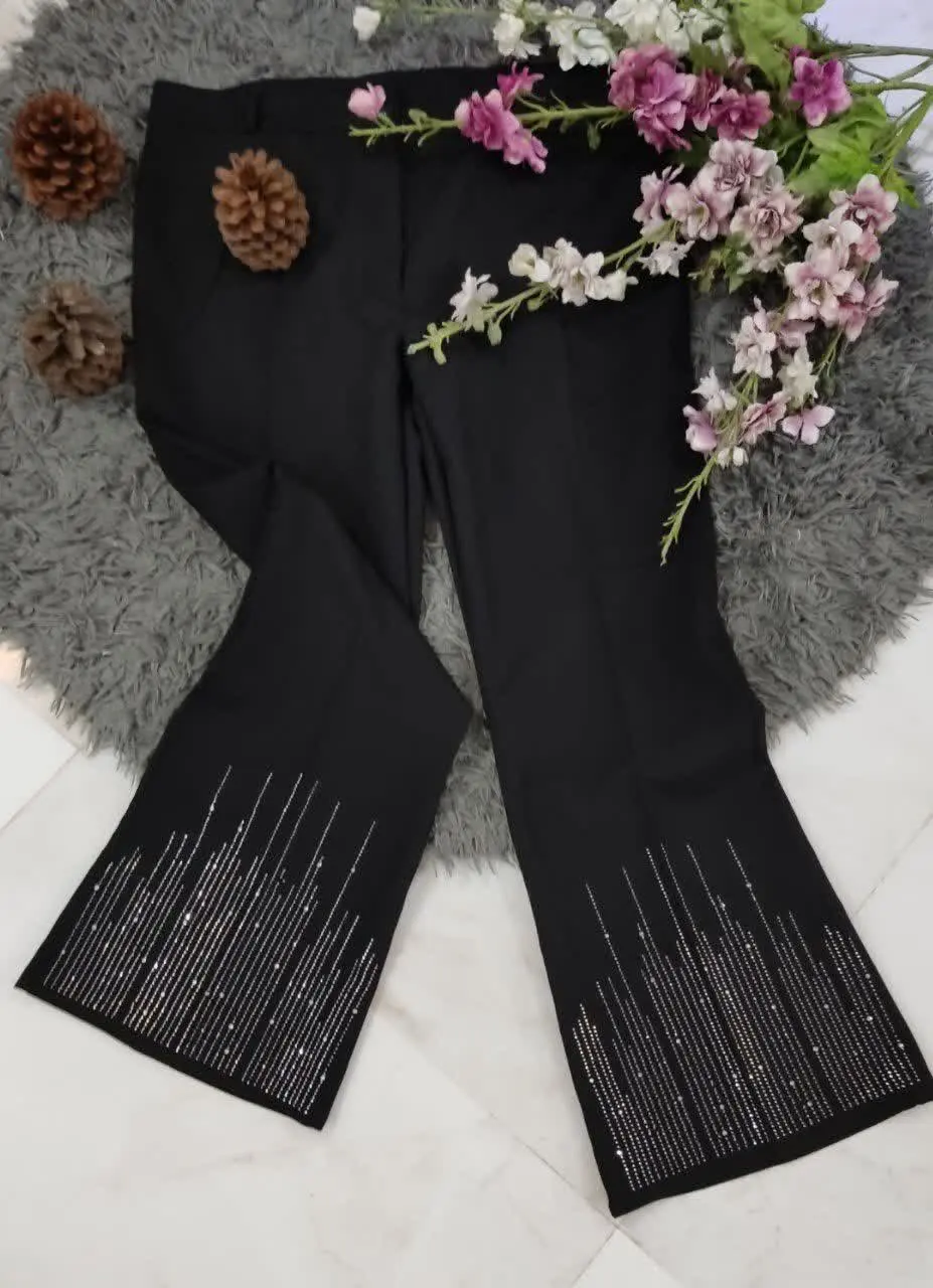 ❣نام: شلوار نگین دار دمپا
