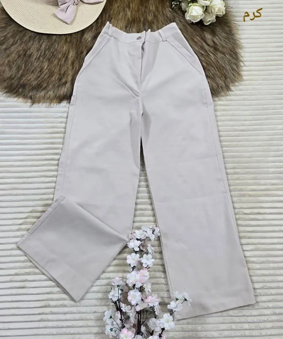 شلوار کتان بگ
