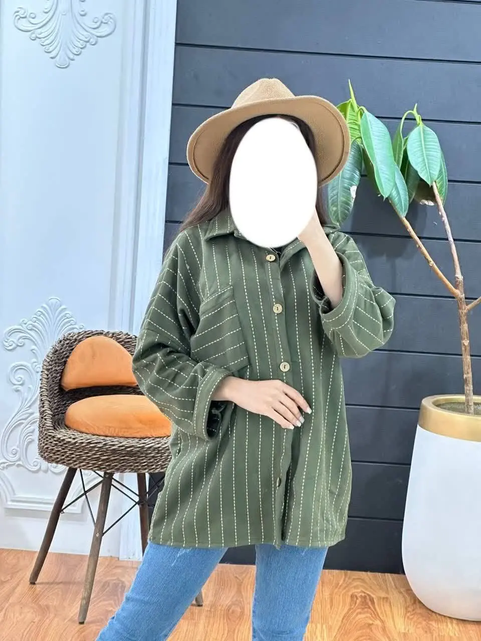 مانتو سوییت جیبدار نازگل😍