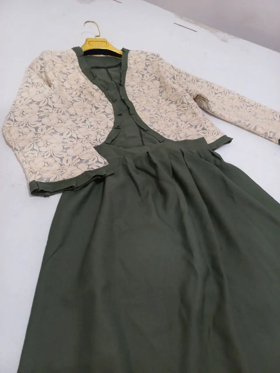 ست کت دامن گیپور دار🤩