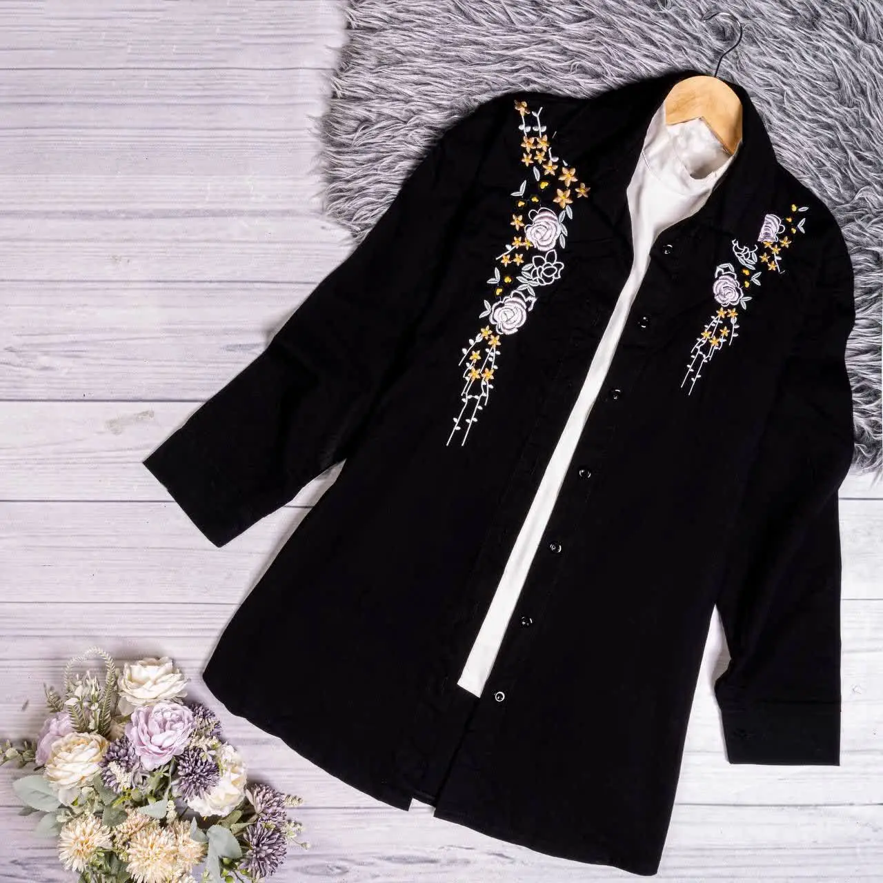 🌱 یه کار با کیفیت، چهار فصلی، کاربردی، #گلدوزی شیکی روش کارشده 
