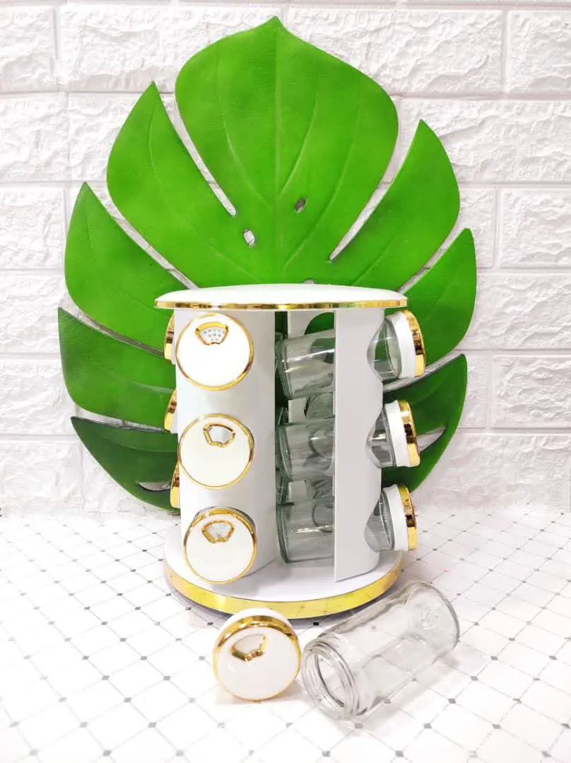 🌸جا ادویه استنددار چرخشی ۱۲...