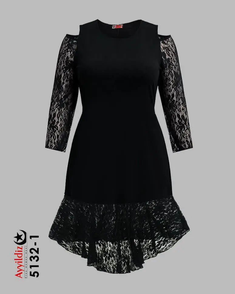 ✅پیراهن مجلسی سر شانه باز ب...